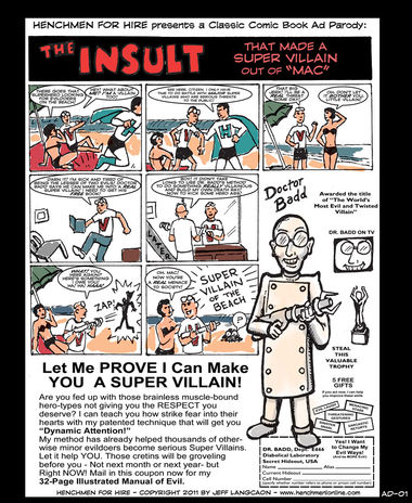 A Parody of a Classsic Comic Ad