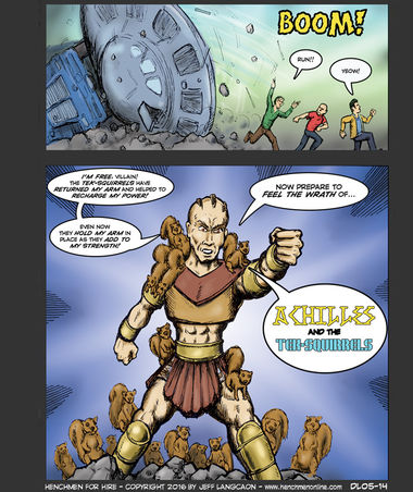 Achilles and the Tek-Squirrels