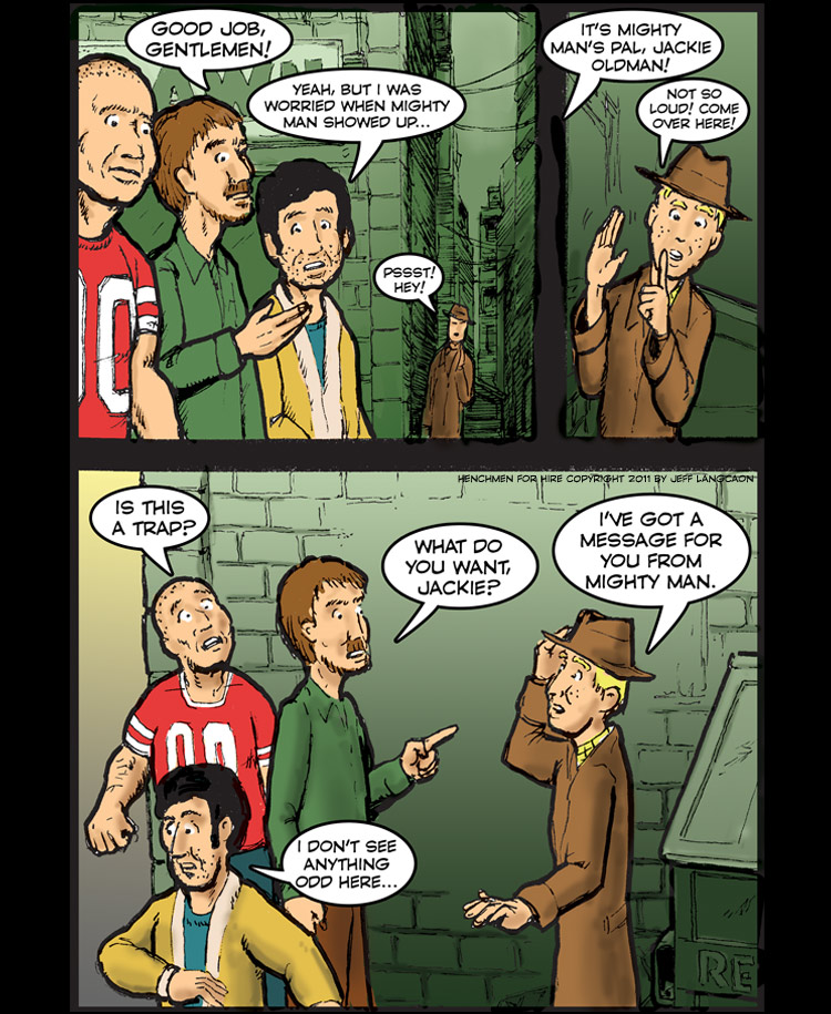 Meeting You in a Dark Alley…